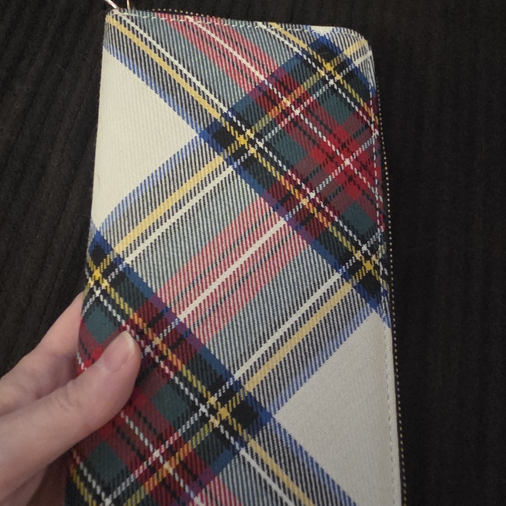 Dooney & Bourke Multicolor Plaid Satchel and Wallet - Picture 4 of 7